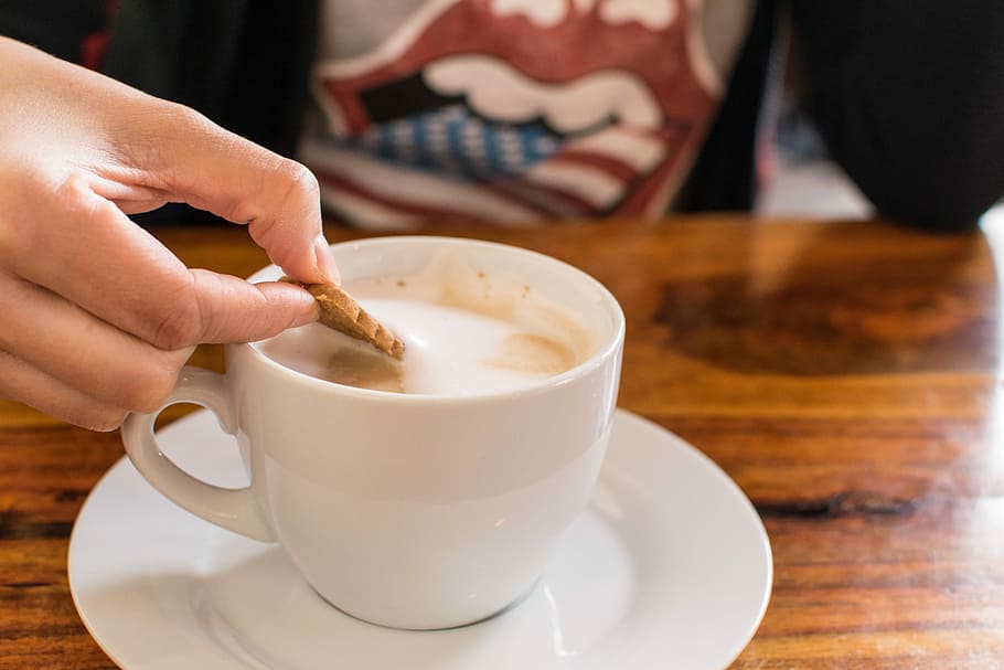 coffee, cup, drink, hot, espresso, cappuccino, caffeine, breakfast HD wallpaper