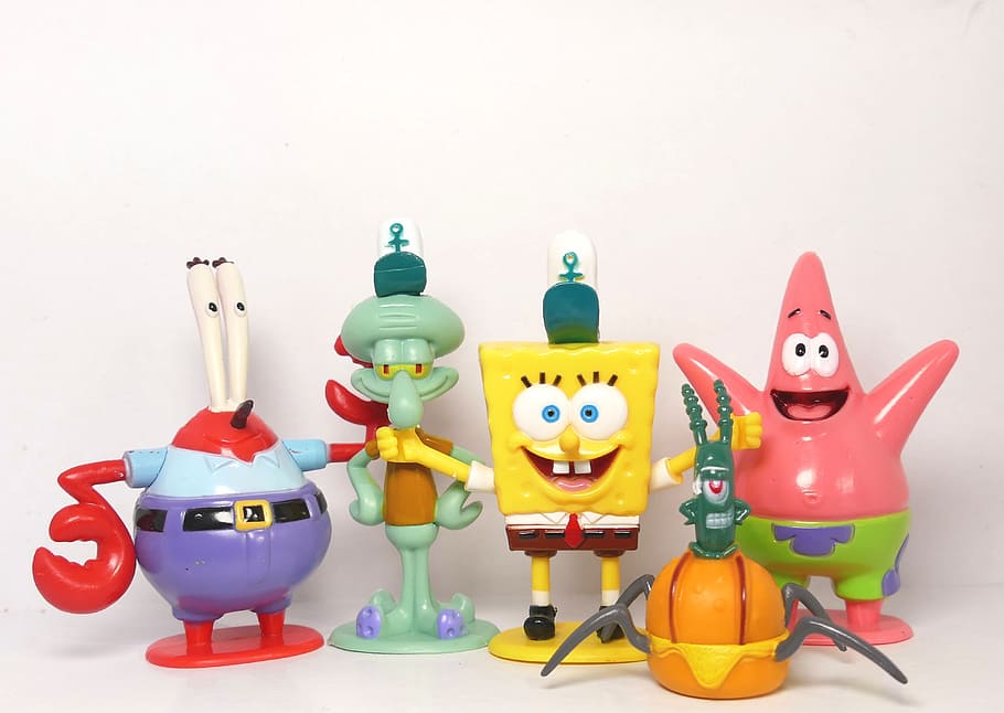 Cartoon Characters, Spongbob, spongebob squarepants, patrick starfish