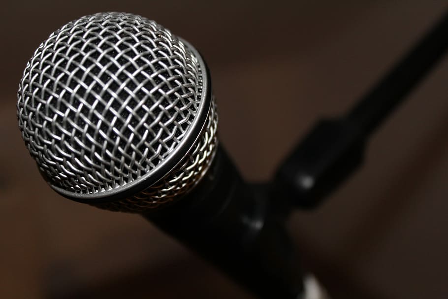 focus photo of black studio microphone, Music, Sound, recording HD wallpaper