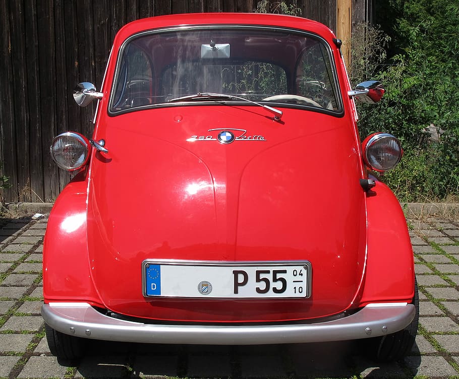 Oldtimer, Bmw Isetta, collector's item, classic, nostalgia HD wallpaper