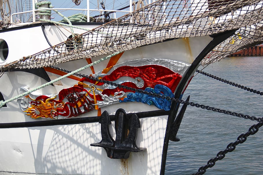 windjammer, ship, sail, baltic sea, sailing, bug, nautical vessel HD wallpaper