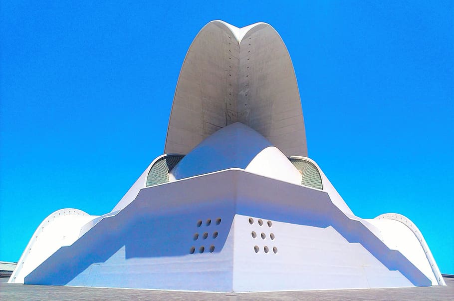Auditorium, Tenerife, Engineer, architecture, building, theatre HD wallpaper