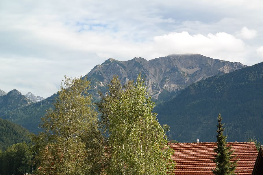 Allgäu, Alpine, Pfronten, Panorama, falkenstein, trowel top, HD wallpaper