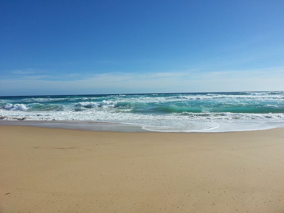 waves, ocean, ocean wave, ocean waves, sea, water, blue, nature HD wallpaper