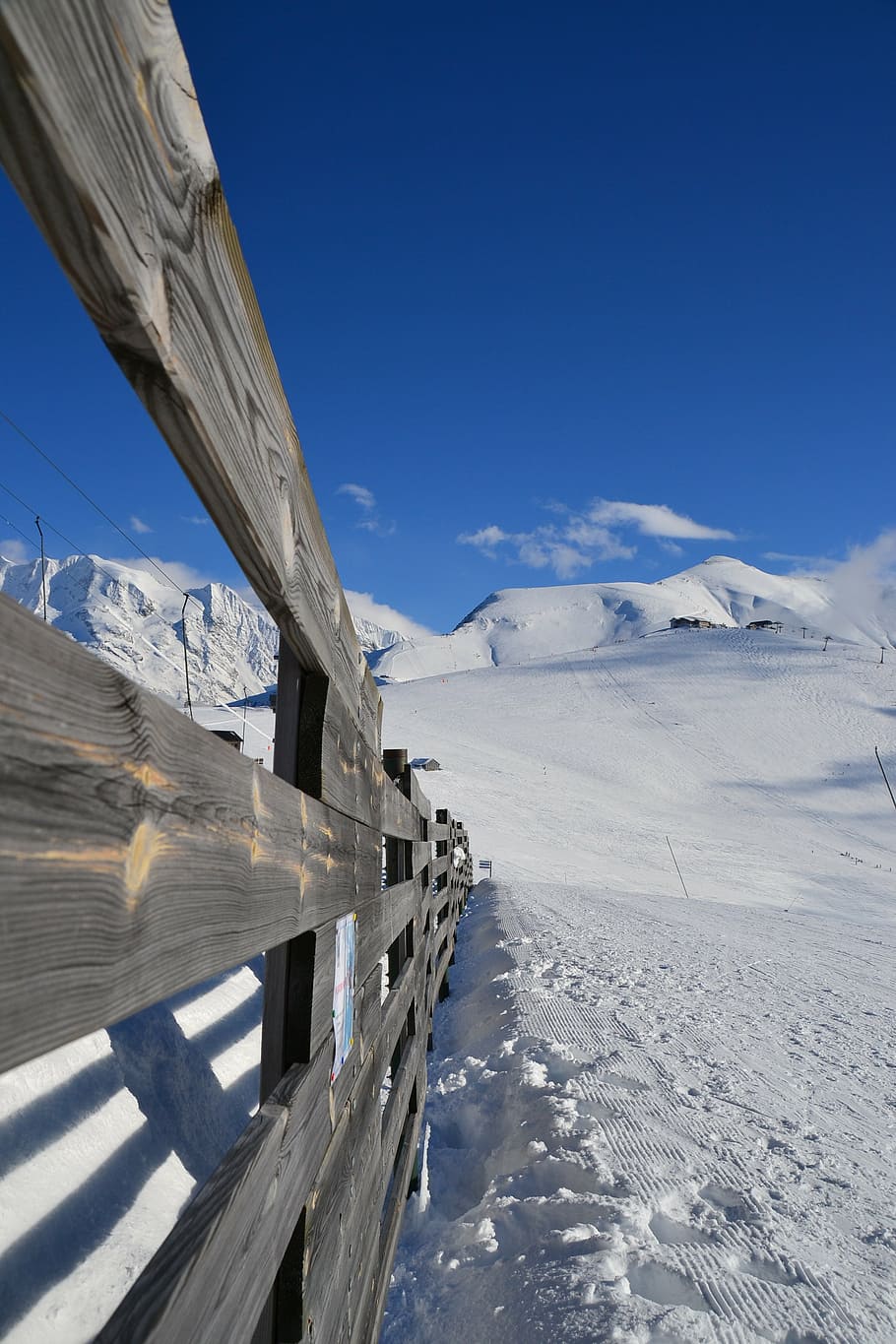 ski, alps, snow, winter, mountain, landscape, panorama, france HD wallpaper