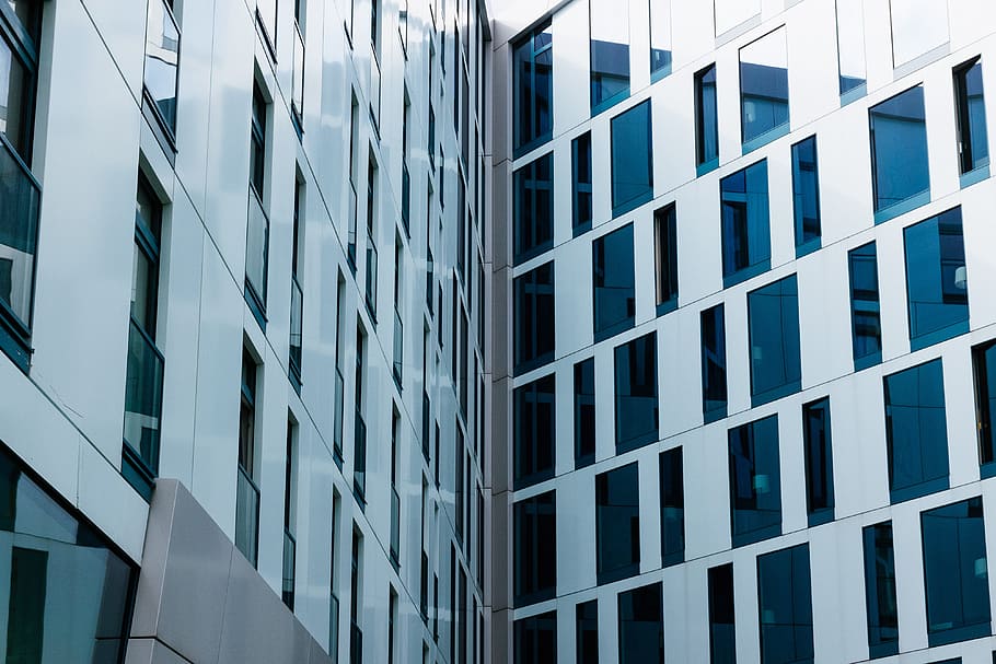Modern hotel building, architecture and Cityscape, window, skyscraper HD wallpaper