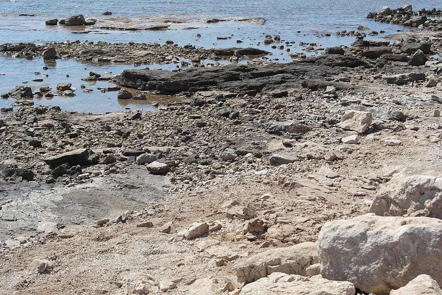 Stone, Beach, Holidays, stone beach, trip, no people, nature HD wallpaper