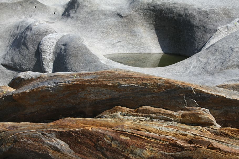 verzasca, riverbed, water, lavertezzo, ticino, switzerland HD wallpaper