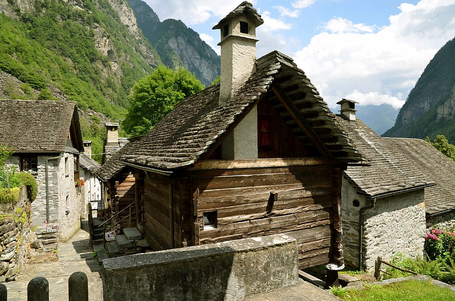 Ticino, Village, Rustico, foroglio, history, architecture, built structure, HD wallpaper