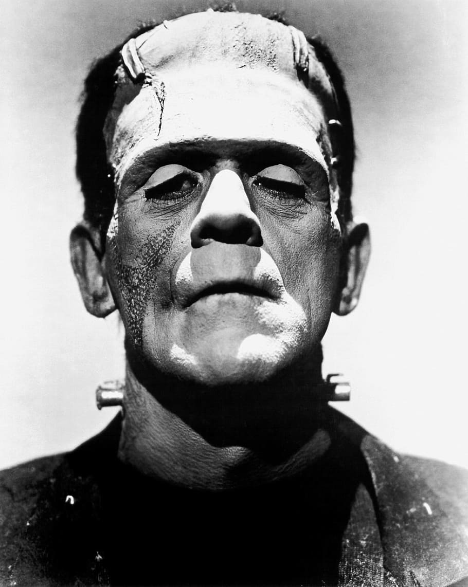 Frankenstein, monster, boris karloff, actor, vintage, movies