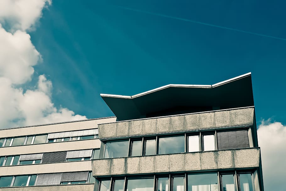architecture, modern, building, facade, skyscraper, roof, city HD wallpaper