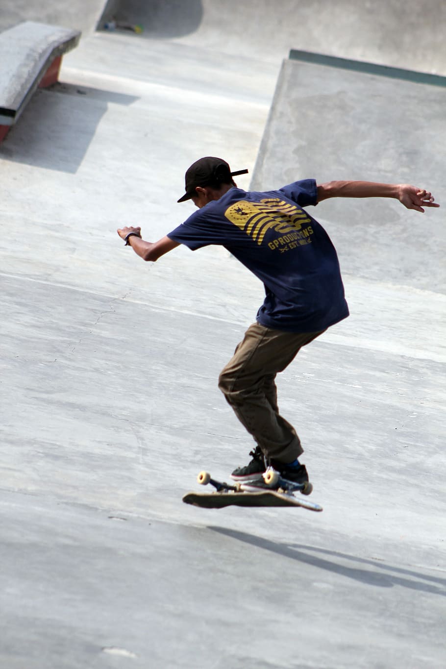 Skatepark, Skateboards, Skater, boy, skateboarding, people, HD wallpaper