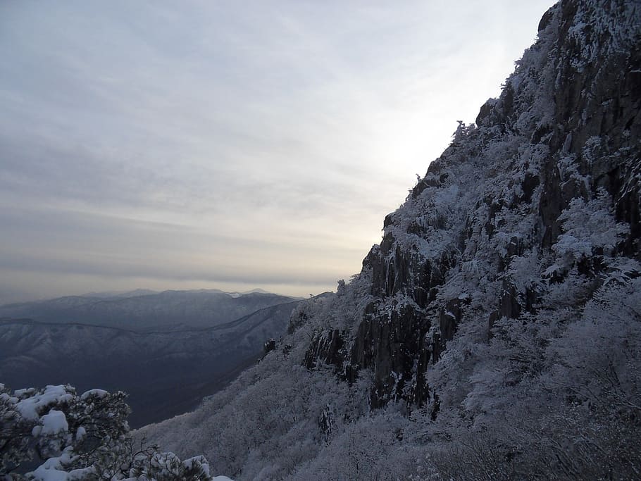 snow, mountain, scenics - nature, beauty in nature, sky, tranquil scene HD wallpaper