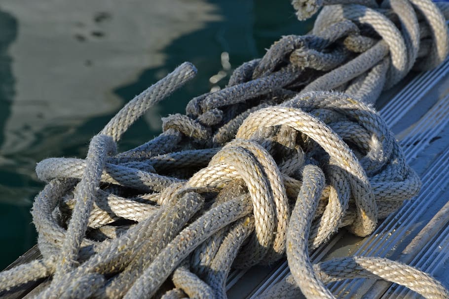 rope, dew, web, knitting, nautical, ship traffic jams, strand HD wallpaper