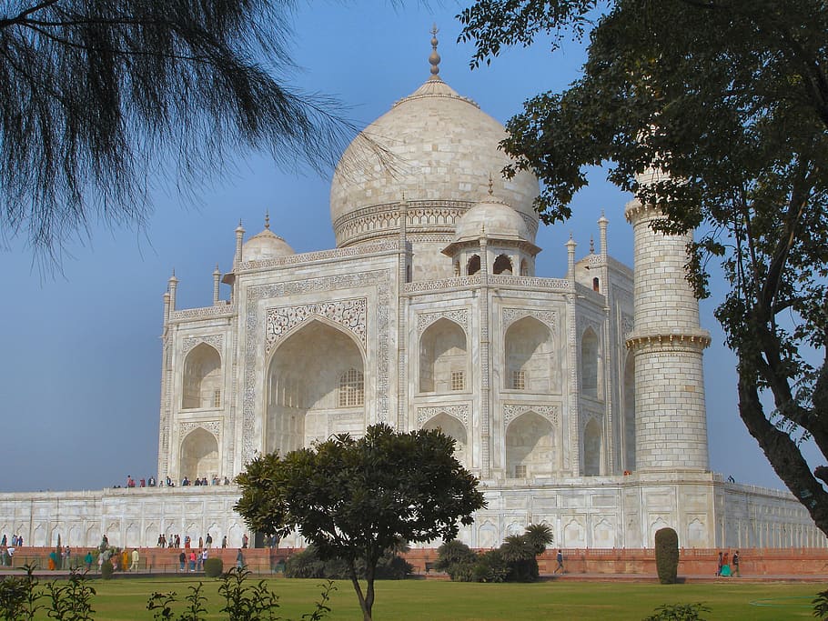 Agra, Taj Mahal, Mahal, India, Palace, world heritage, unesco, HD wallpaper