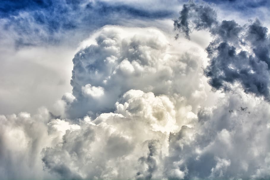 clouds, sky, storm, cloud - sky, cloudscape, backgrounds, weather HD wallpaper