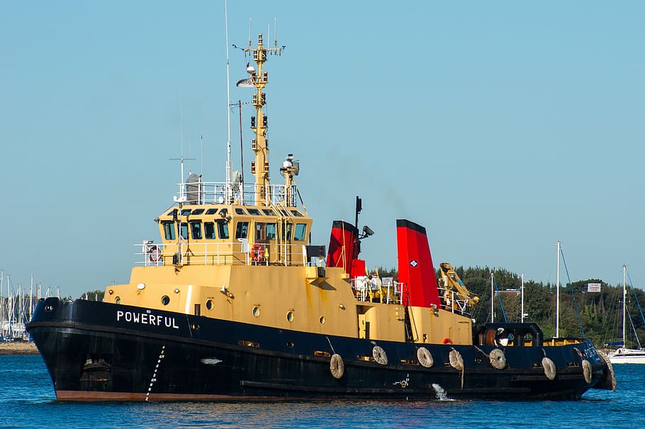 tug, boat, ship, harbor, nautical, marine, nautical Vessel HD wallpaper