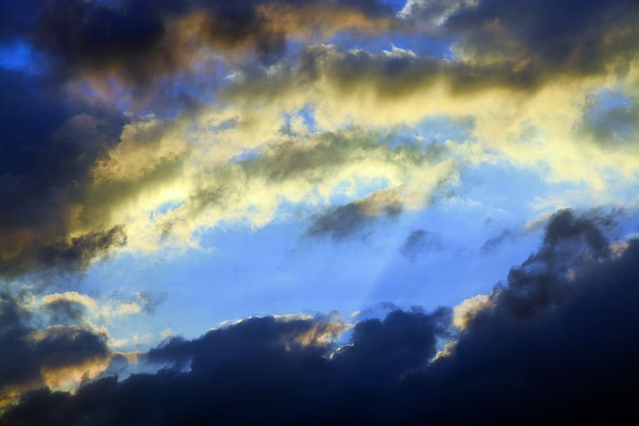 sky, clouds, dark clouds, storm clouds, dark sky, weather, gloomy HD wallpaper