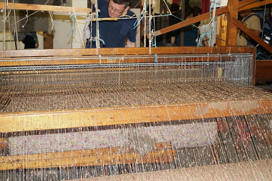 weave, weaving, loom, textile, handmade, craft, vintage, fiber, HD wallpaper