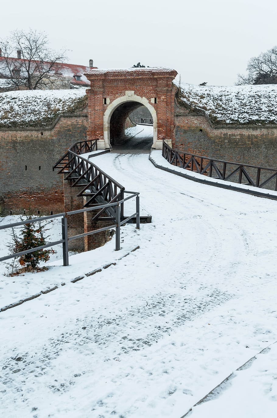 novi, sad, serbia, petrovaradin, fortress, winter, old, city, HD wallpaper