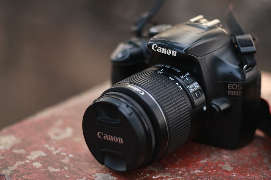 camera, canon eos 1100d, dslr, lens, photography themes, camera - photographic equipment, HD wallpaper