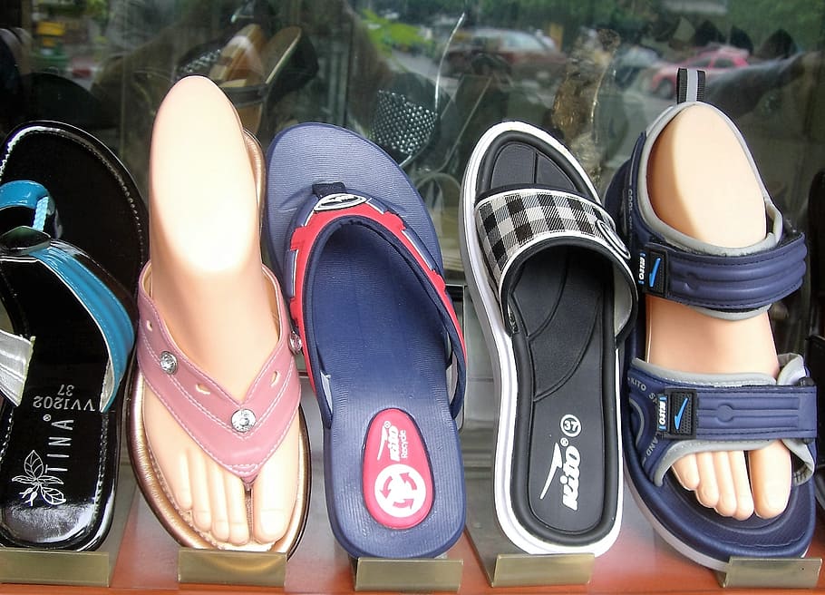 foot, sandal, slipper, window, shoe, summer, sandals, variation HD wallpaper