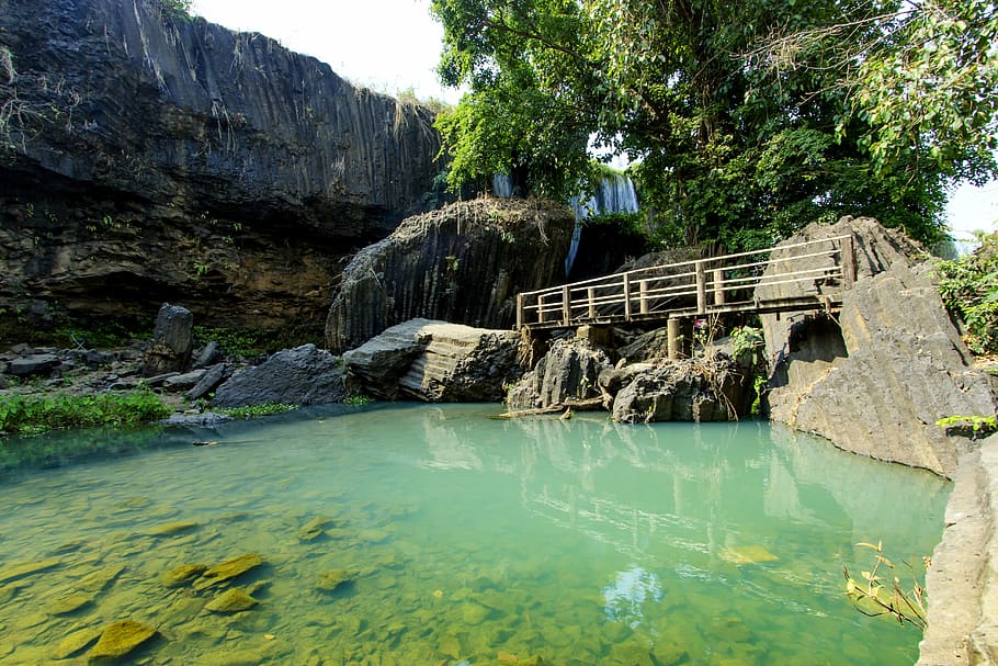 waterfall, dray, nur, dak, lak, write, male, scenics - nature HD wallpaper