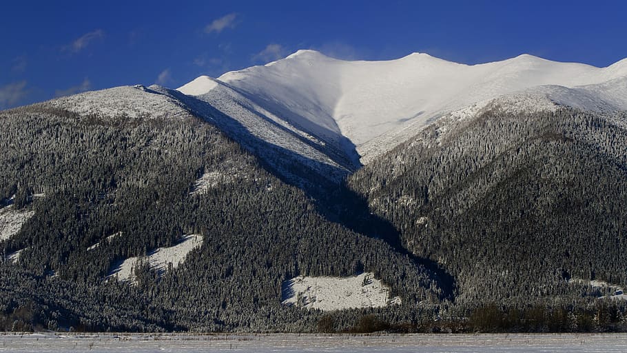 Mountains, Winter, Tatry, snow, day, no people, outdoors, cold temperature HD wallpaper