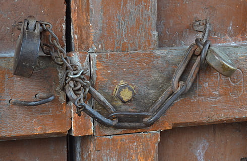 security, metal, castle, closed, secure, iron, rusted, antique HD wallpaper