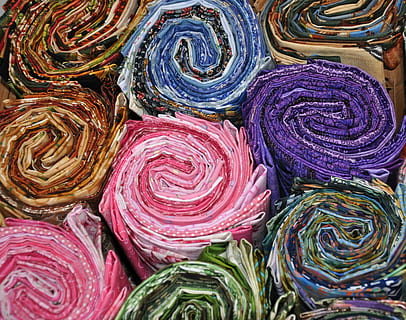 assorted textiles, quilt, quilting, fabric, pattern, sewing HD wallpaper