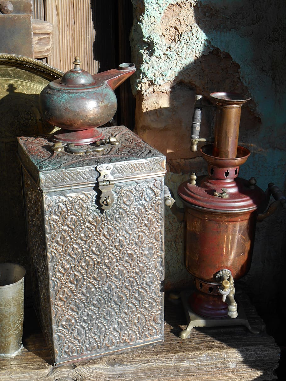 lamp, accessories, arabian, container, old, day, no people HD wallpaper