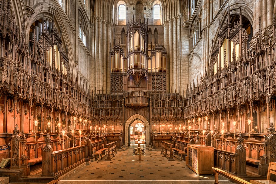 Architecture Interior Gothic Ornate 