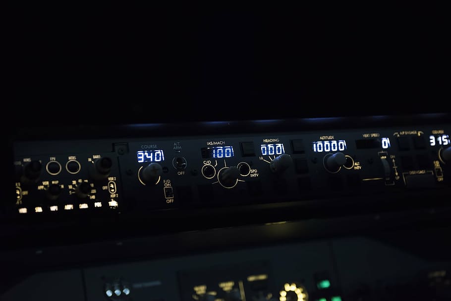 airplane, cockpit, flight, transportation, aircraft, fly, jet