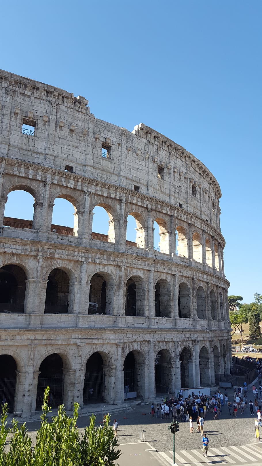 Colosseum, Rome, Roma, Italy, Landmark, architecture, ancient, HD wallpaper