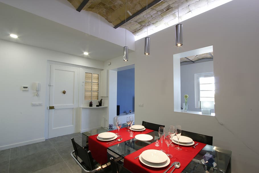 kitchen, design, interior design, domestic room, indoors, home HD wallpaper