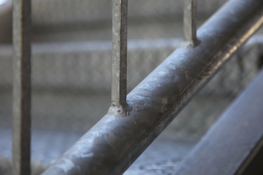 bars, silver, metal, stairs, outside, construction, steel, close-up HD wallpaper