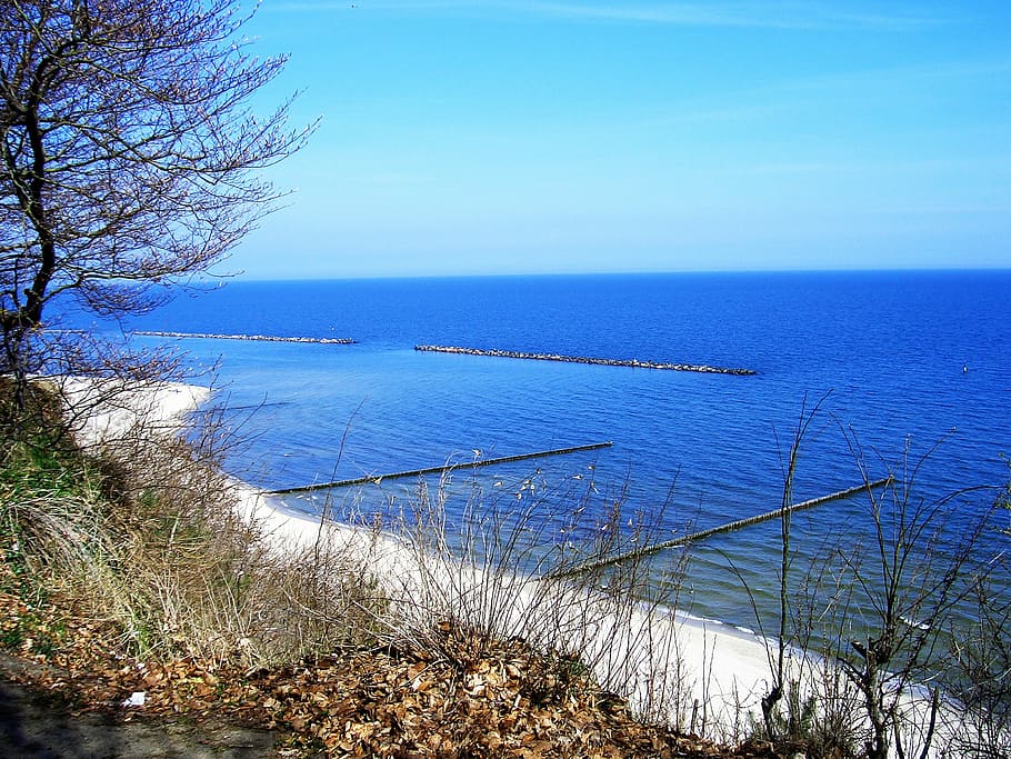 Baltic Sea, Sea, Island, Usedom, Beach, island of usedom, western pomerania, HD wallpaper