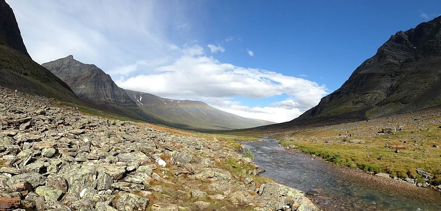 green mountain, sweden, lapland, scandinavia, scenic, outdoor, HD wallpaper