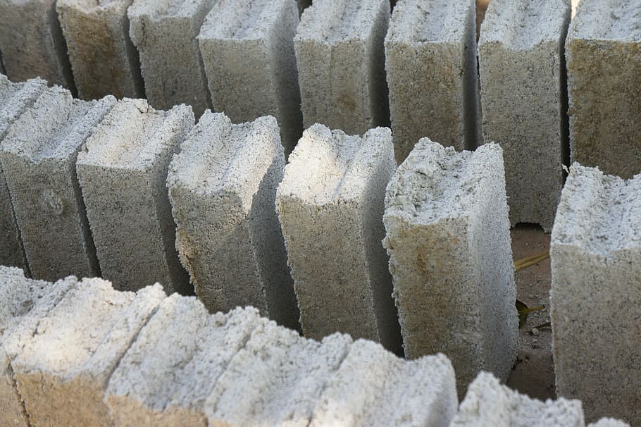 Brick, Dry, in a row, no people, backgrounds, close-up, day HD wallpaper