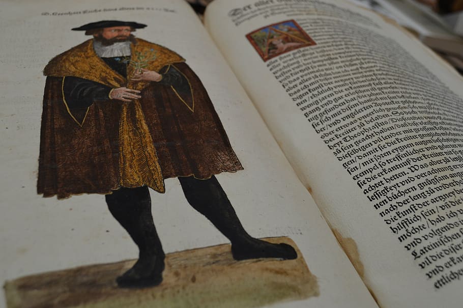 book, old, library, latin, one person, clothing, religion, belief HD wallpaper
