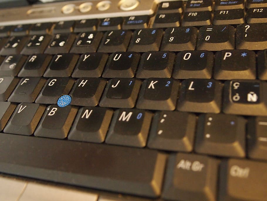 keyboard, computer, portable, keys, electronics, technology HD wallpaper
