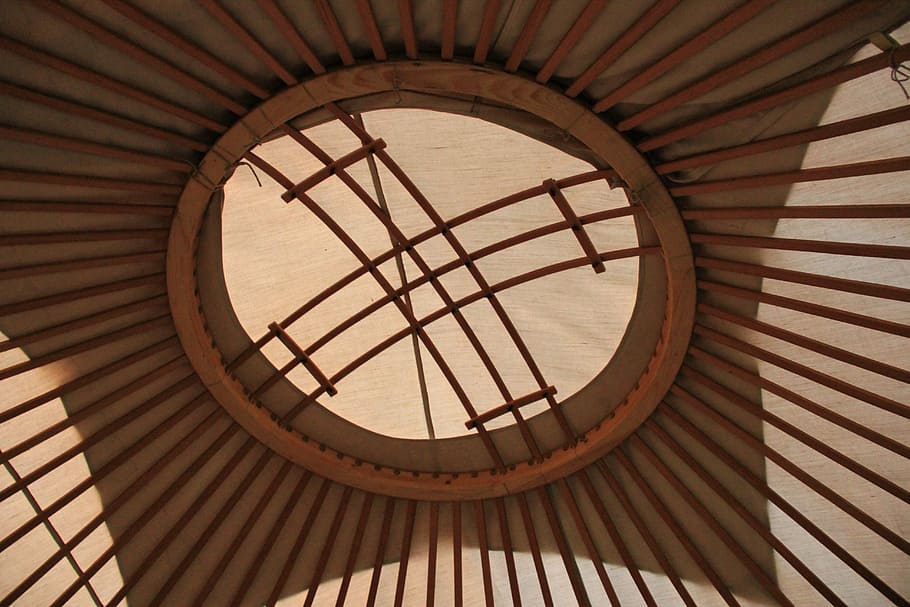 Mood, Geometric, Yurt, four, staircase, built structure, architecture HD wallpaper