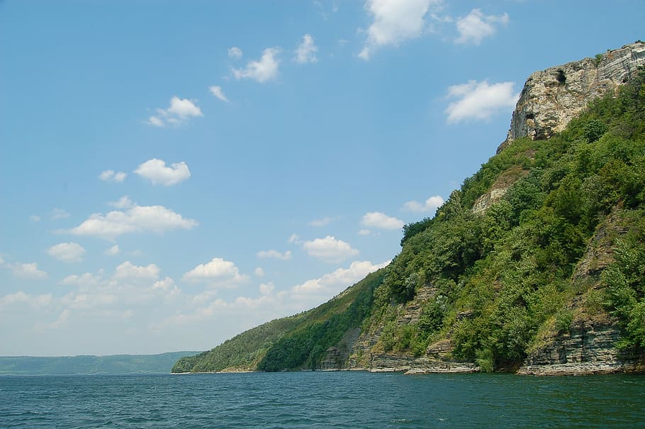 River, Rock, Nature, Journey, summer, landscape, mountain, tourism HD wallpaper