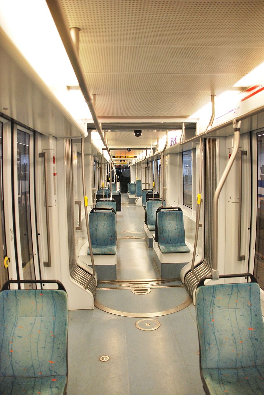 metro, subway, inside, empty, underground, train, urban, transport, HD wallpaper