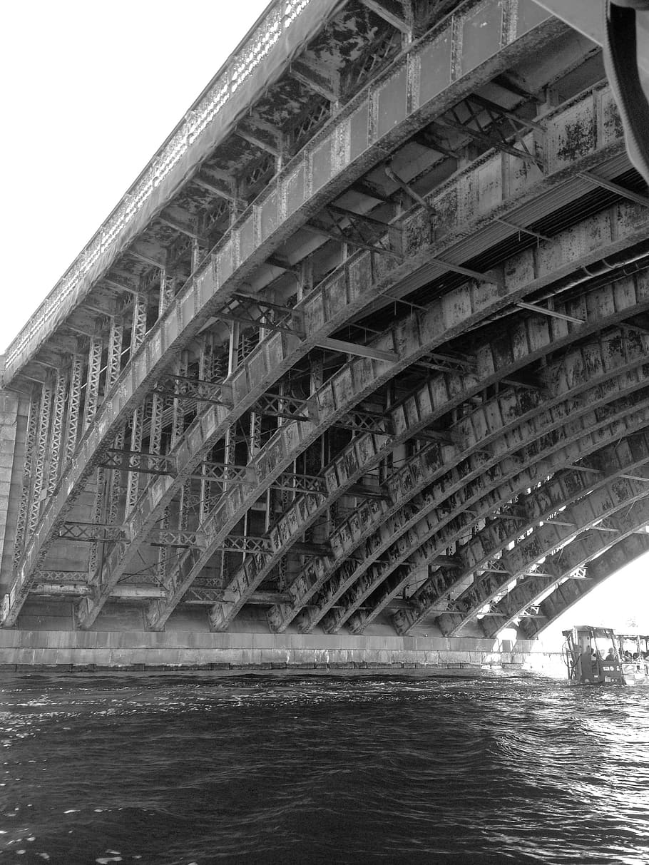 Bridge, Architecture, Urban, River, water, transportation, structure HD wallpaper
