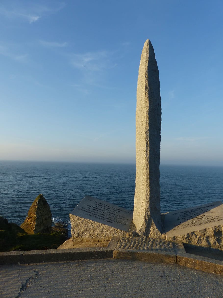 monument, landing, war, tribute, normandy, commemoration, military HD wallpaper