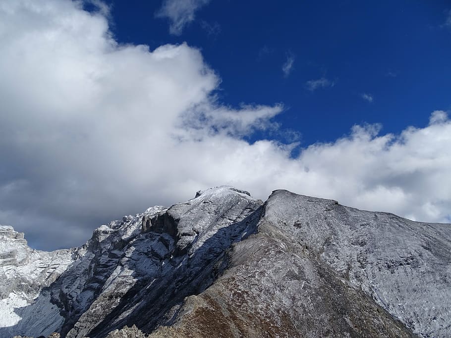 mountain, cascade mountain, wild, environment, landscape, rock HD wallpaper