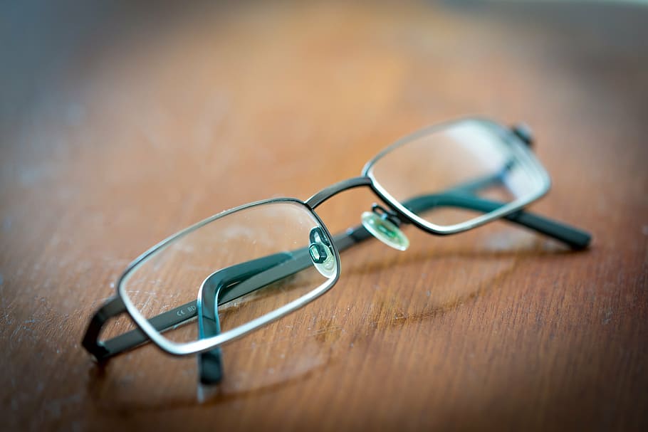 glasses, table, read, indoors, wood - material, no people, selective focus HD wallpaper