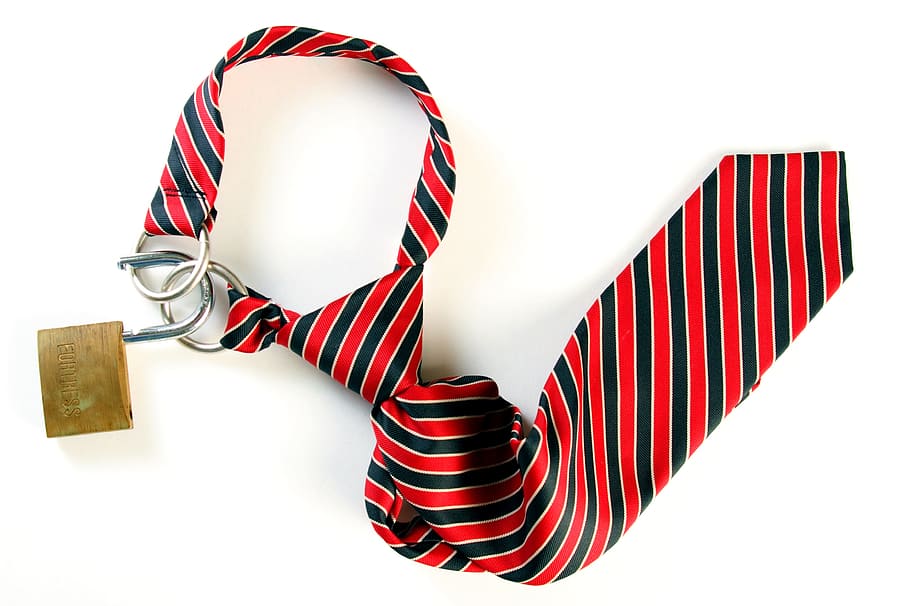 conceptual, business, necktie, noose, white collar, corporate