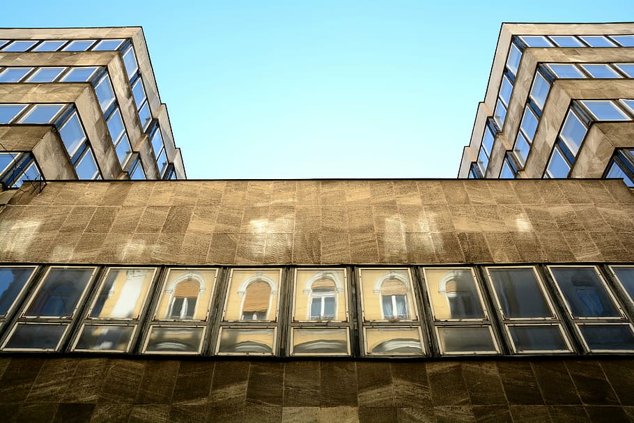 building, window, reflection, architecture, built structure HD wallpaper